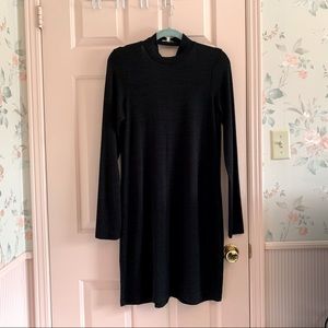 Wilfred Aritzia Long-Sleeve Open Back Knit Dress